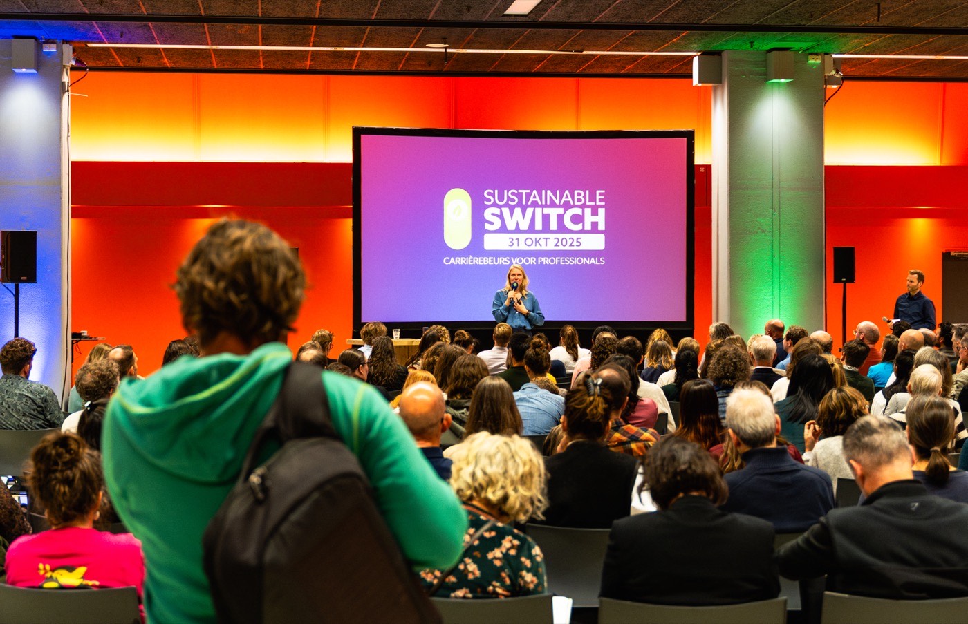 Sustainable Switch conference hall and stage